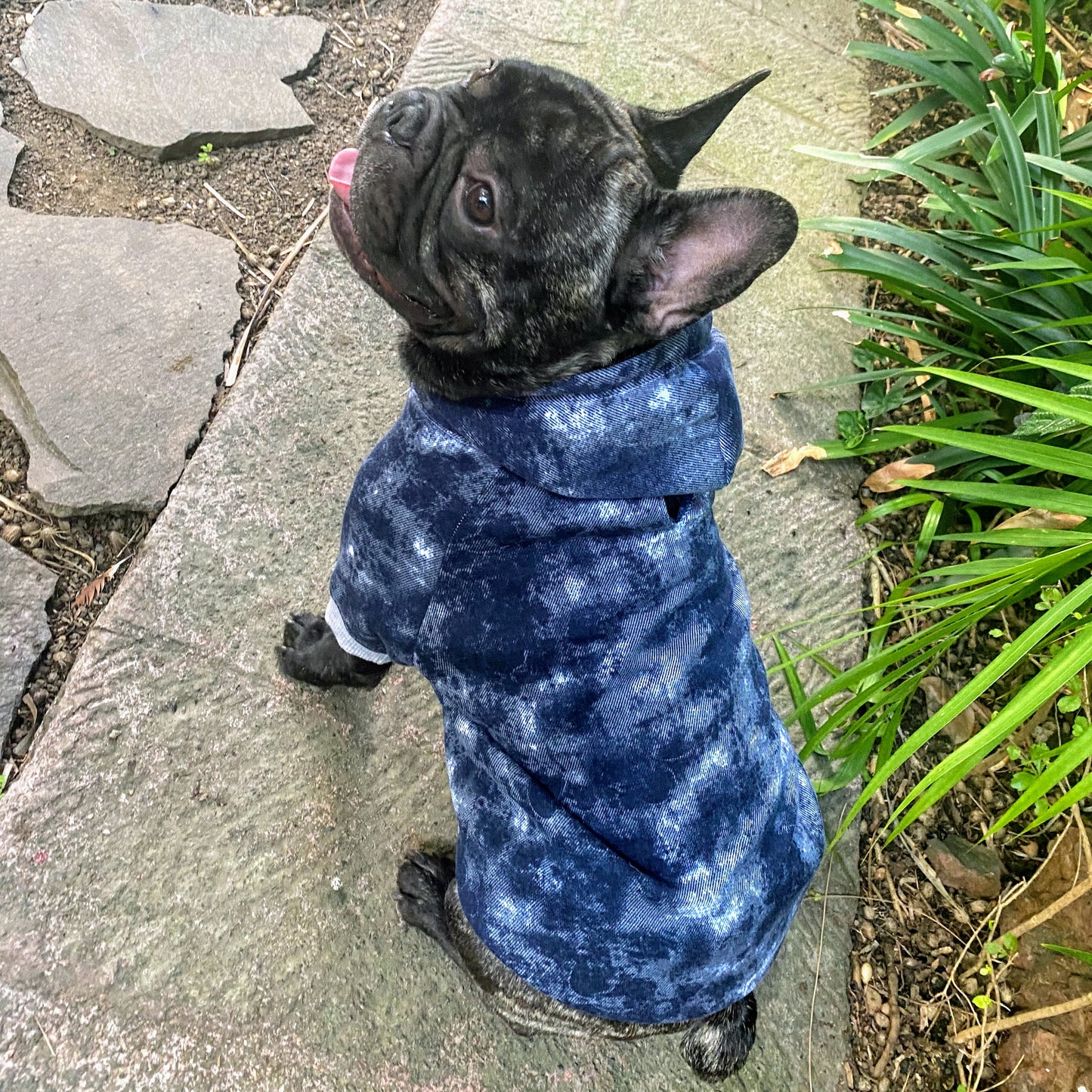 SUDADERA FELPA MEZCLILLA