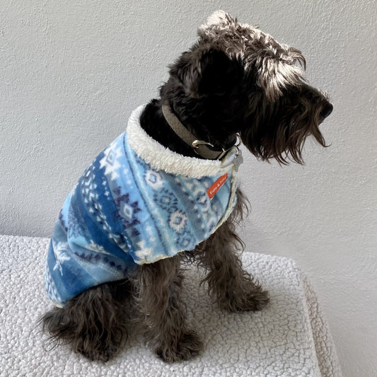 MANDIL MINKIE COPOS CIELO