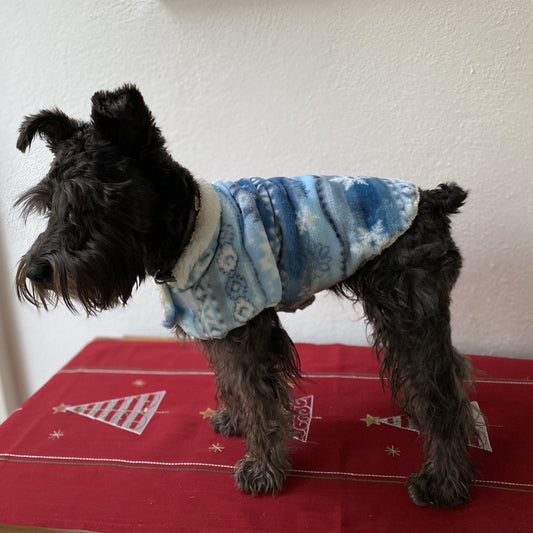 MANDIL MINKIE COPOS CIELO